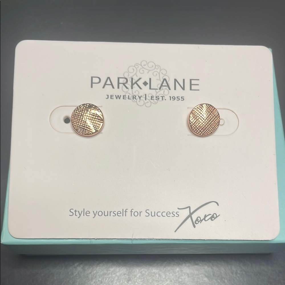 Park Lane Rose Gold Stud Earrings - Dottie